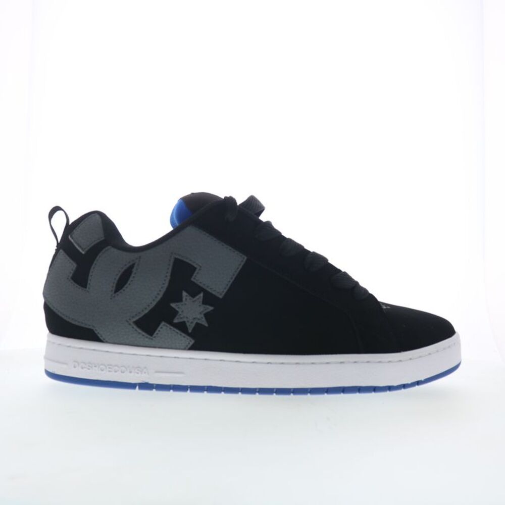 DC Mens Court Graffik Black Shoes (NWT) - Picture 1 of 7